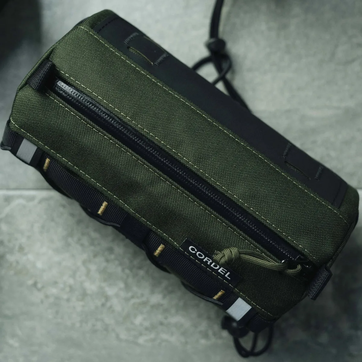 Velodrom VCC VELODROM RaceDay by Cordel Durum Handlebar Bag, Heavy graphic olive