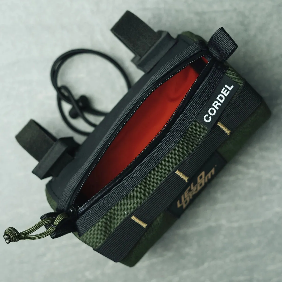 Velodrom VCC VELODROM RaceDay by Cordel Durum Mini Lenkertasche, Heavy graphic olive Velodrom VCC VELODROM RaceDay by Cordel Durum Mini Lenkertasche, Heavy graphic olive