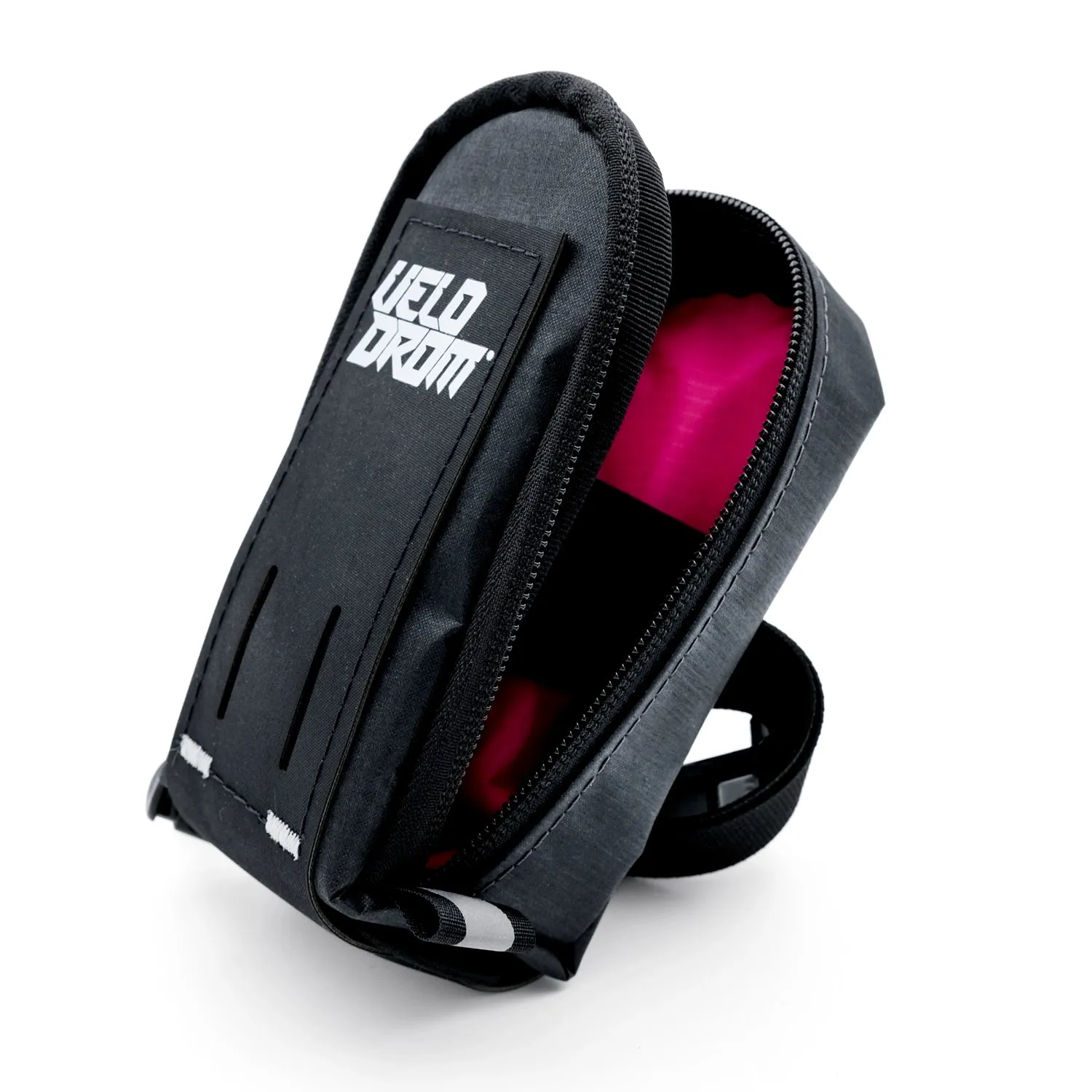 Velodrom VCC VELODROM RaceDay by Cordel Sattel Bag, Heavy graphic schwarz/weiß Velodrom VCC VELODROM RaceDay by Cordel Sattel Bag, Heavy graphic schwarz/weiß
