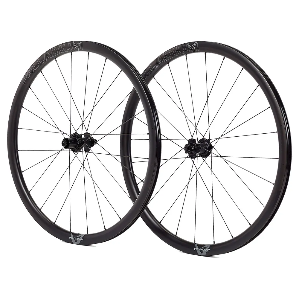 Veloman Palladium Cl Disc Tubeless Rennrad Laufradsatz, Black, 12 x 100/12 x 142mm, Shimano/Sram HG Veloman Palladium Cl Disc Tubeless Rennrad Laufradsatz, Black, 12 x 100/12 x 142mm, Shimano/Sram HG