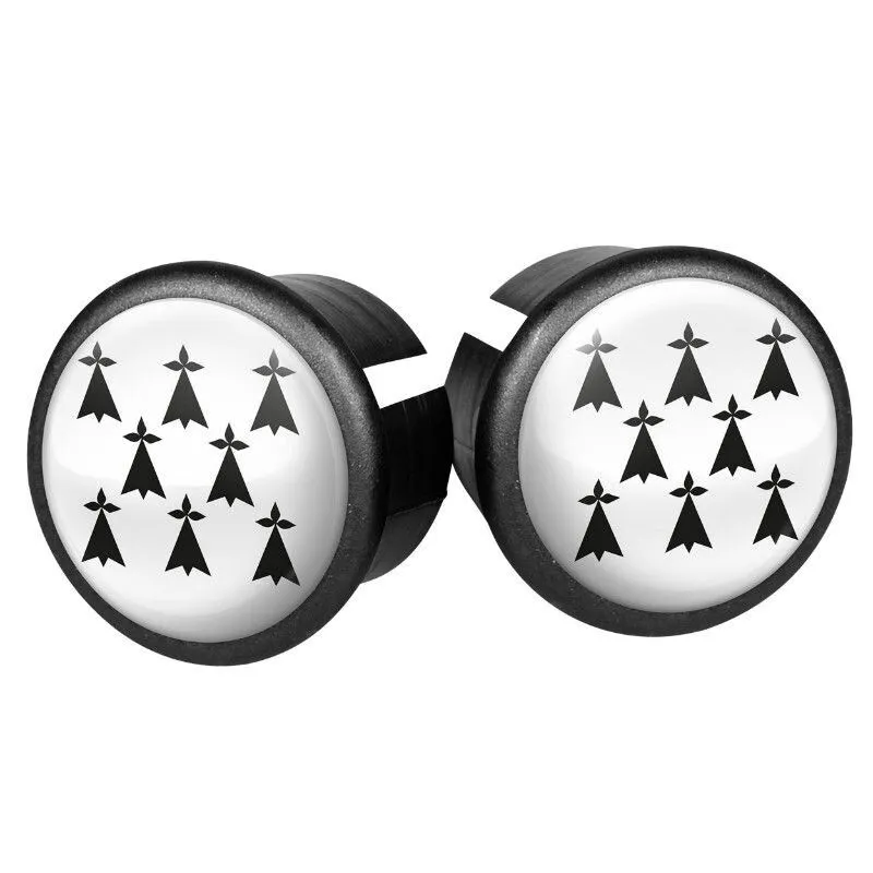 VELOX 2er-Set Lenkerstopfen für Straßenfahrräder Doming Bretagne Unisex, weiß, TU VELOX 2er-Set Lenkerstopfen für Straßenfahrräder Doming Bretagne Unisex, weiß, TU