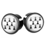 VELOX 2er-Set Lenkerstopfen für Straßenfahrräder Doming Bretagne Unisex, weiß, TU