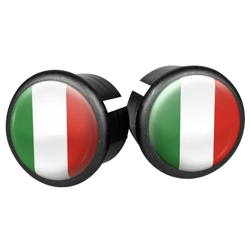 VELOX 2er-Set Lenkerstopfen für Straßenfahrräder Doming Italien Unisex, weiß, TU VELOX 2er-Set Lenkerstopfen für Straßenfahrräder Doming Italien Unisex, weiß, TU