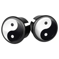 VELOX 2er-Set Lenkerstopfen für Straßenfahrräder Doming Ying Yang Unisex VELOX 2er-Set Lenkerstopfen für Straßenfahrräder Doming Ying Yang Unisex