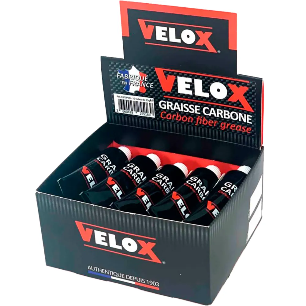 VELOX Carbon Fiber Fett 25g 10 Einheiten, Black, One Size VELOX Carbon Fiber Fett 25g 10 Einheiten, Black, One Size
