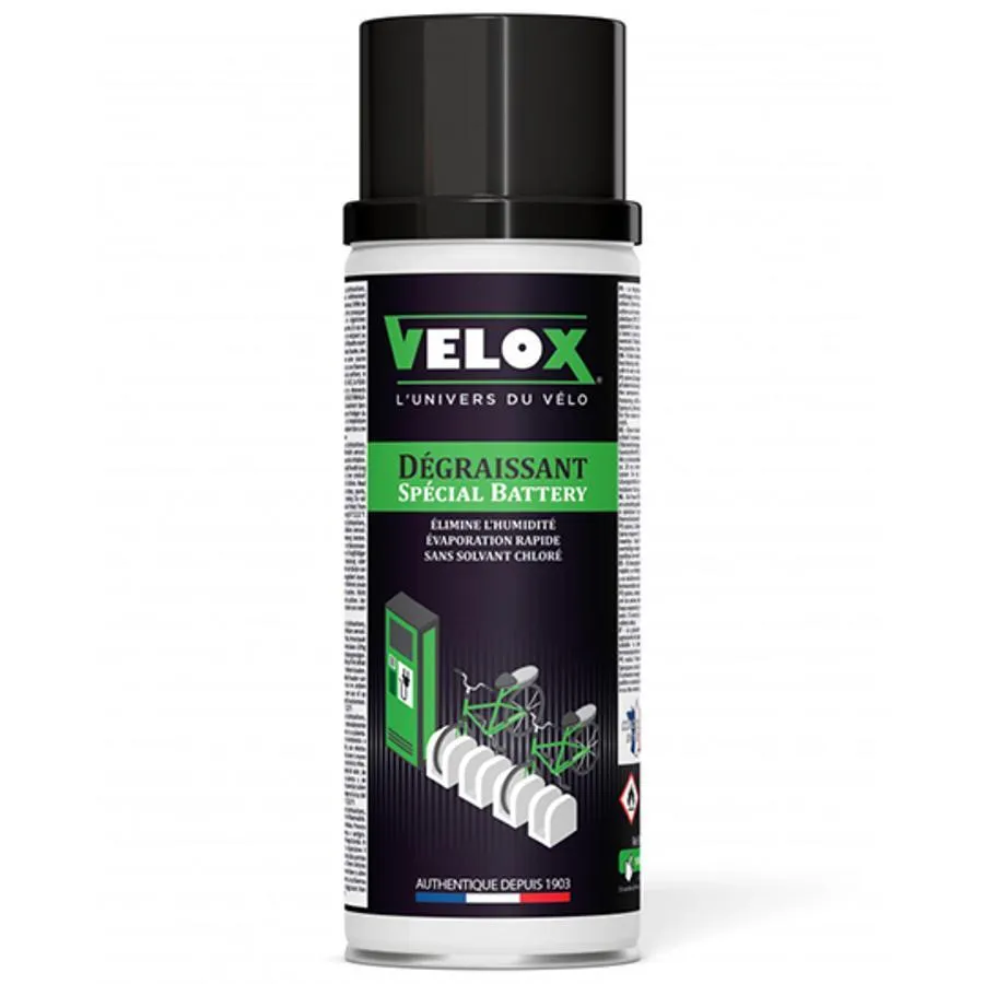 VELOX Elektrischer Reiniger / Entfetter speziell für Batterien Vae / E Bike Aerosol Unisex, grün, 400ml VELOX Elektrischer Reiniger / Entfetter speziell für Batterien Vae / E Bike Aerosol Unisex, grün, 400ml