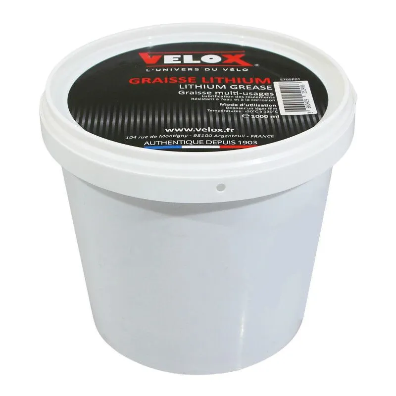 VELOX Fahrradfett im Topf Lithium Grea'x Unisex, weiß, 1kg