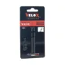 VELOX Halbgewundene Ventilverlängerungen (x2) Unisex, schwarz, 60mm