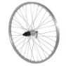 VELOX Hinteres Alu-Rad Alu-Nabe Kassettenverschluss Shimano 7V. 21C Unisex, silber, 24"