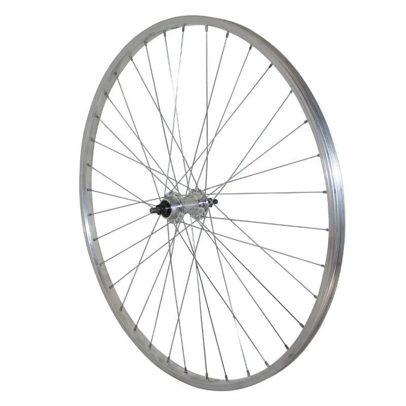 VELOX Hinterrad Alu Nabe Vollachse Freilauf 1V Unisex, silber, 700 x 28/35 VELOX Hinterrad Alu Nabe Vollachse Freilauf 1V Unisex, silber, 700 x 28/35