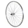 VELOX Hinterrad Alu Nabe Vollachse Freilauf 1V Unisex, silber, 700 x 28/35