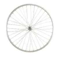 VELOX Hinterrad fürs Fahrrad, Vollachse mit Schraube, Aluminiumfelge 650 X 30A Unisex