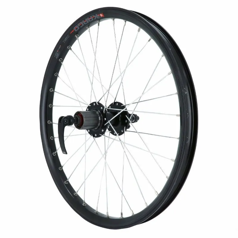 VELOX Hinterrad MTB-Fahrrad Disc Aluminium Doppelwandige Disc Nabe 6 Loch Kassette 10-9-8v Kargo - Vae - E-Bike Unisex, silber, 20" VELOX Hinterrad MTB-Fahrrad Disc Aluminium Doppelwandige Disc Nabe 6 Loch Kassette 10-9-8v Kargo - Vae - E-Bike Unisex, silber, 20"