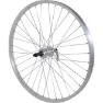 VELOX MTB-Fahrrad Hinterrad Aluminium Nabe Aluminium Blockierung 7-6V. Unisex, silber, 24"