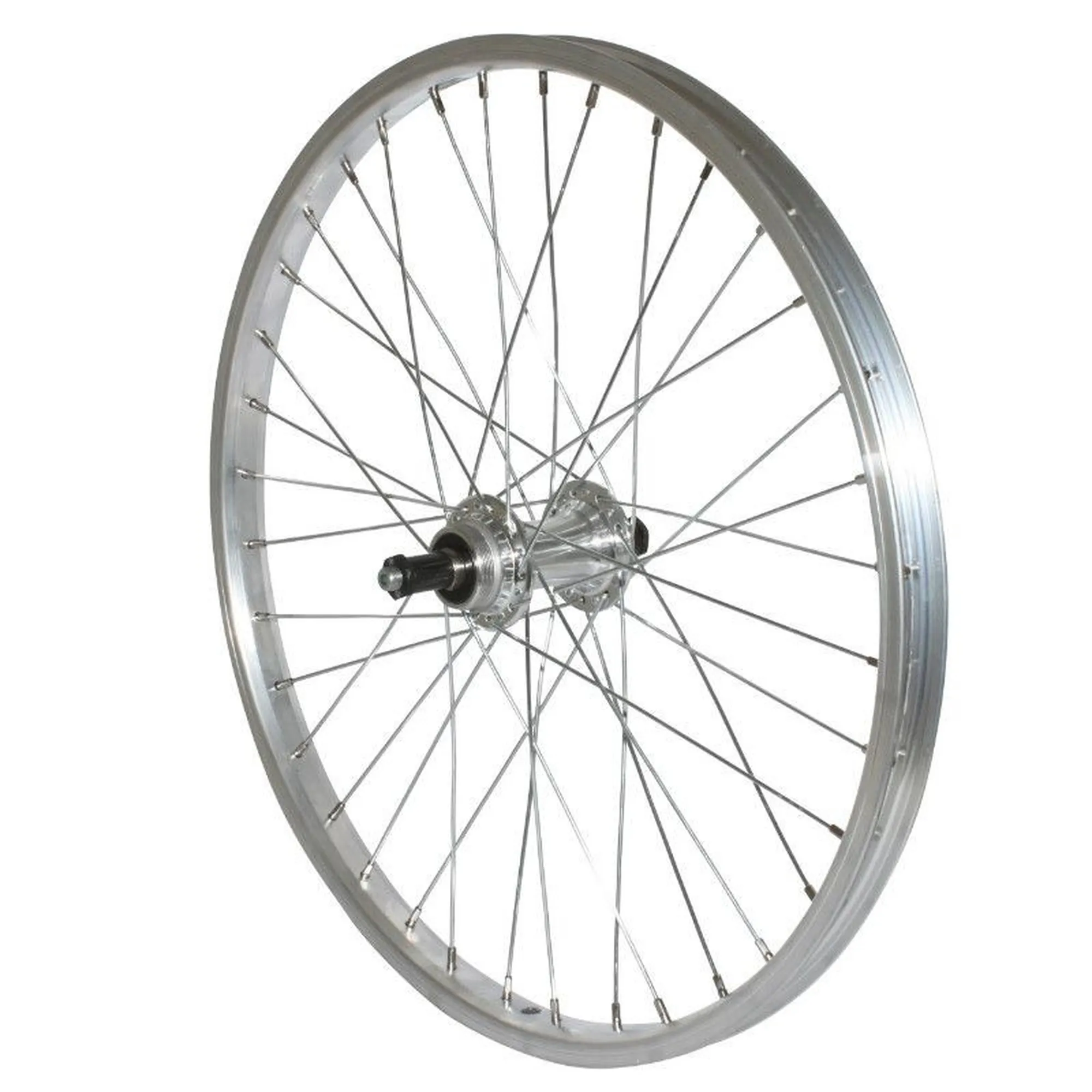 VELOX MTB-Rad Hinterrad Aluminium Aluminiumnabe 6-7V. Unisex, silber, 20" VELOX MTB-Rad Hinterrad Aluminium Aluminiumnabe 6-7V. Unisex, silber, 20"