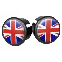 VELOX Paar Lenkerbügelstopfen zum Aufstecken aus Kunststoff uk auf Karte Unisex VELOX Paar Lenkerbügelstopfen zum Aufstecken aus Kunststoff uk auf Karte Unisex