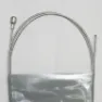 VELOX Schachtel mit 25 Bremskabeln Galva Unisex, silber, 0.80m