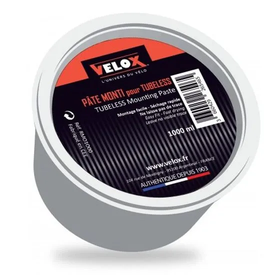 VELOX Tubeless Montagepaste 1000ml, White / black, One Size VELOX Tubeless Montagepaste 1000ml, White / black, One Size