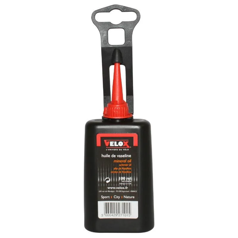 VELOX Vaseline-Öl Fahrrad mit Haken Display Unisex, schwarz, 100ml