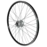 VELOX Vorderrad Alu doppelwandig Nabe Felge Er10 Shimano Dynamo Dh2N -2.4W 19C Unisex, schwarz, 26"