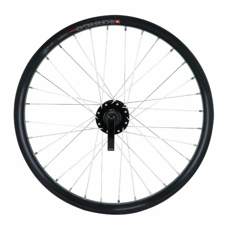 VELOX Vorderrad Doppelwandige Scheibe mit Ösen Nabe 6 Loch Blockierung Kargo VAE Unisex, schwarz, 20" x 1.75/2.50 VELOX Vorderrad Doppelwandige Scheibe mit Ösen Nabe 6 Loch Blockierung Kargo VAE Unisex, schwarz, 20" x 1.75/2.50