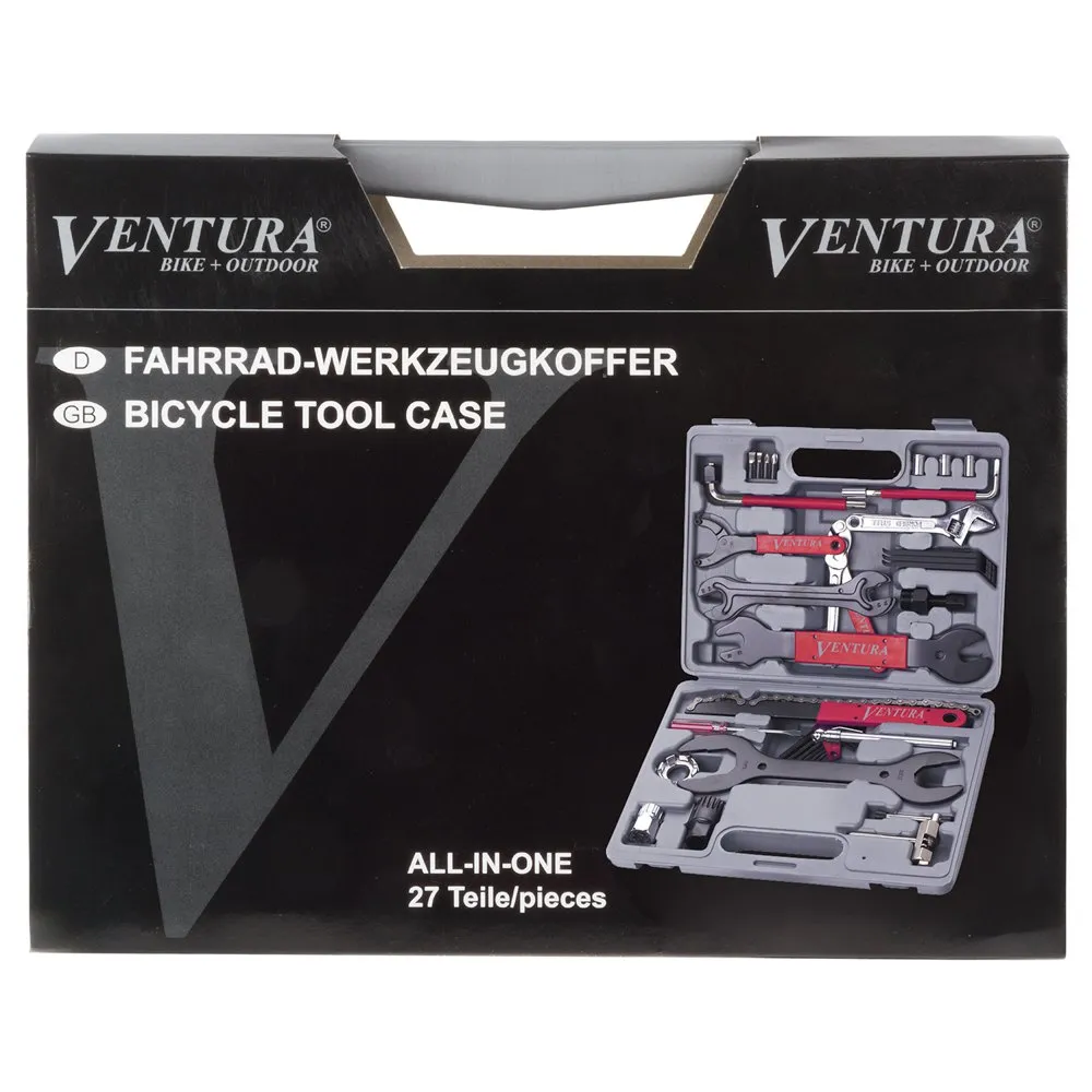 Ventura All In One 37 Werkzeugkasten, Black / grey / silver, One Size Ventura All In One 37 Werkzeugkasten, Black / grey / silver, One Size