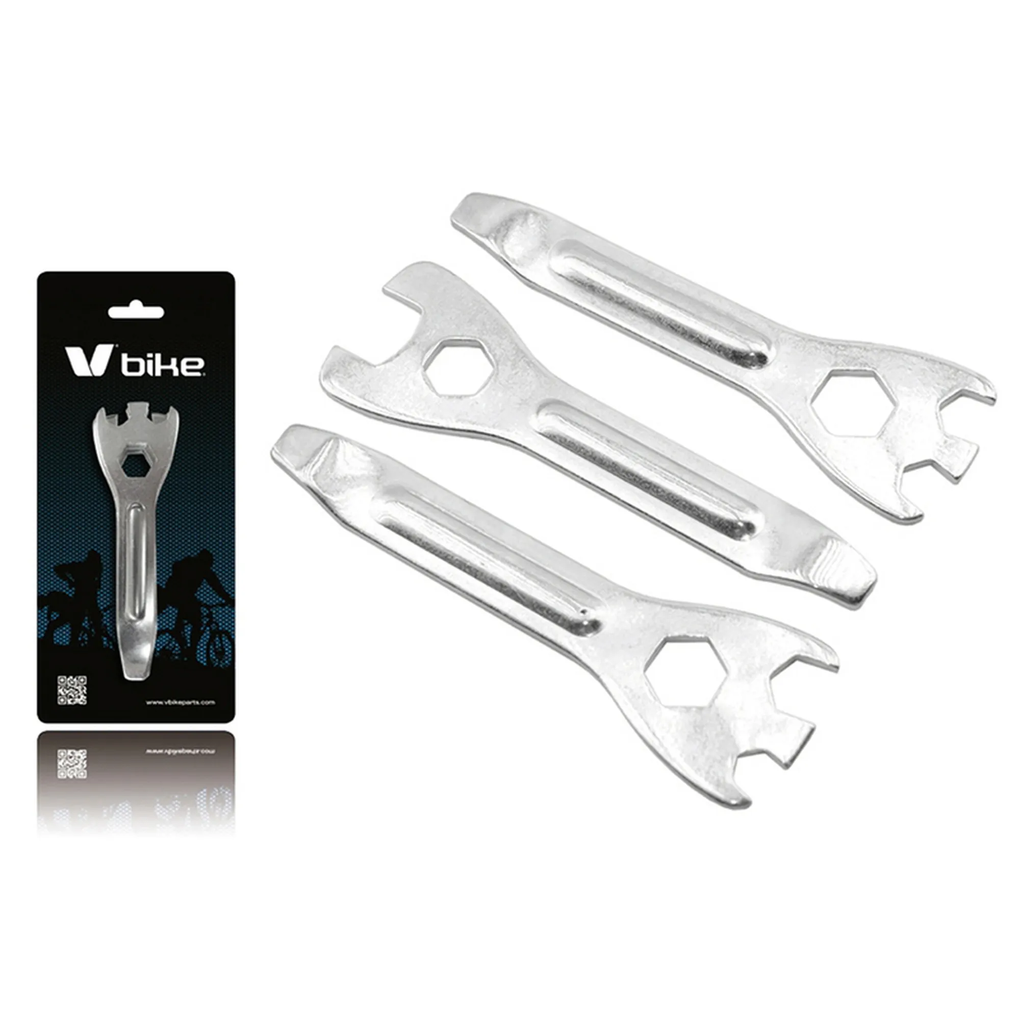 Vicma Reifenwechsel-Set - Multifunktionsschlüssel Unisex, silber, TU