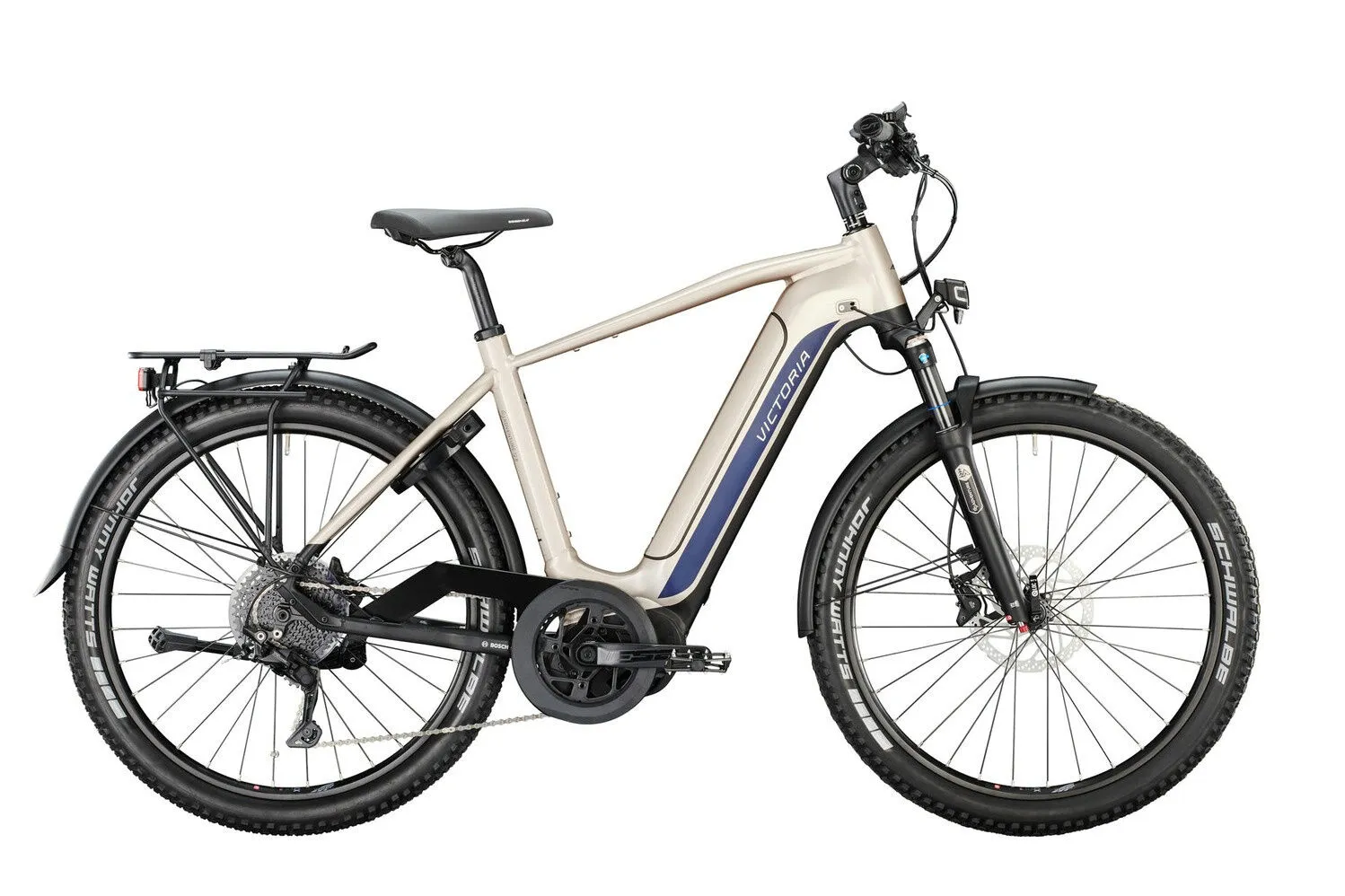 Victoria eAdventure 12.8 Grey Matt 27,5" 625 Wh Diamant, Beige, 53cm Victoria eAdventure 12.8 Grey Matt 27,5" 625 Wh Diamant, Beige, 53cm