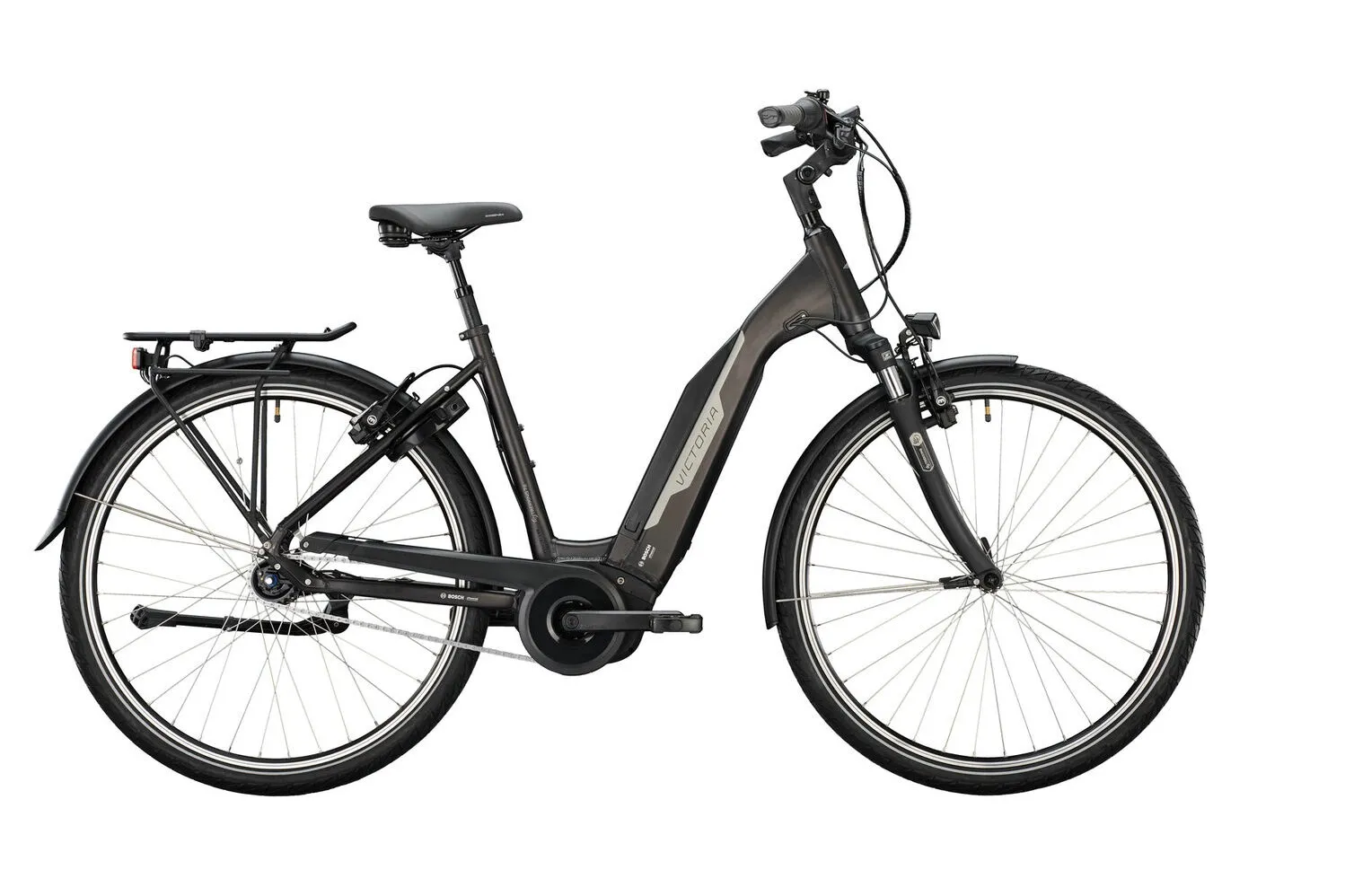 Victoria eTrekking 7.6 Anthr. matt 28" 500 Wh Wave, Anthrazit, 56cm Victoria eTrekking 7.6 Anthr. matt 28" 500 Wh Wave, Anthrazit, 56cm