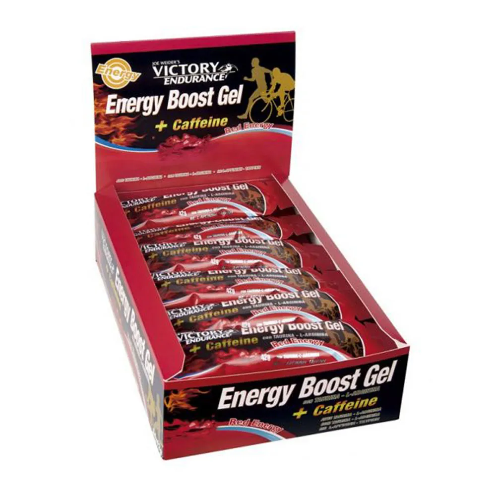 Victory Endurance Boost Red Schachtel Mit Energiegelen 42g 24 Einheiten, One size Victory Endurance Boost Red Schachtel Mit Energiegelen 42g 24 Einheiten, One size
