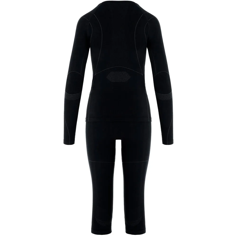Viking Gaja 3/4 Funktionsunterwäsche-set, Black