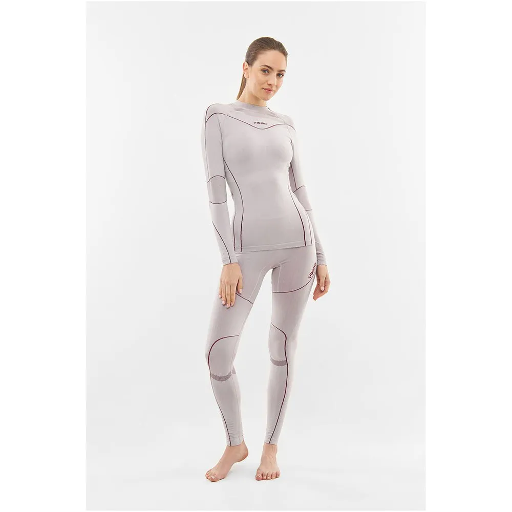Viking Gaja Turtle Neck Funktionsunterwäsche-set, Grey Viking Gaja Turtle Neck Funktionsunterwäsche-set, Grey
