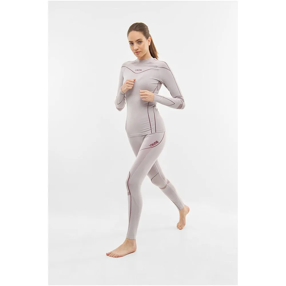 Viking Gaja Turtle Neck Funktionsunterwäsche-set, Grey Viking Gaja Turtle Neck Funktionsunterwäsche-set, Grey
