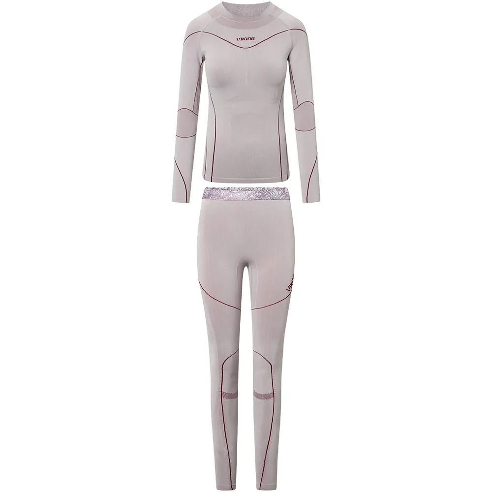 Viking Gaja Turtle Neck Funktionsunterwäsche-set, Grey Viking Gaja Turtle Neck Funktionsunterwäsche-set, Grey