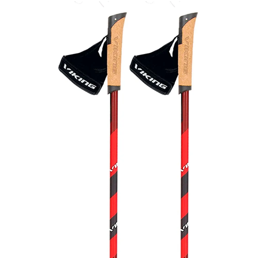 Viking Kube Pro Stöcke, Red, One Size