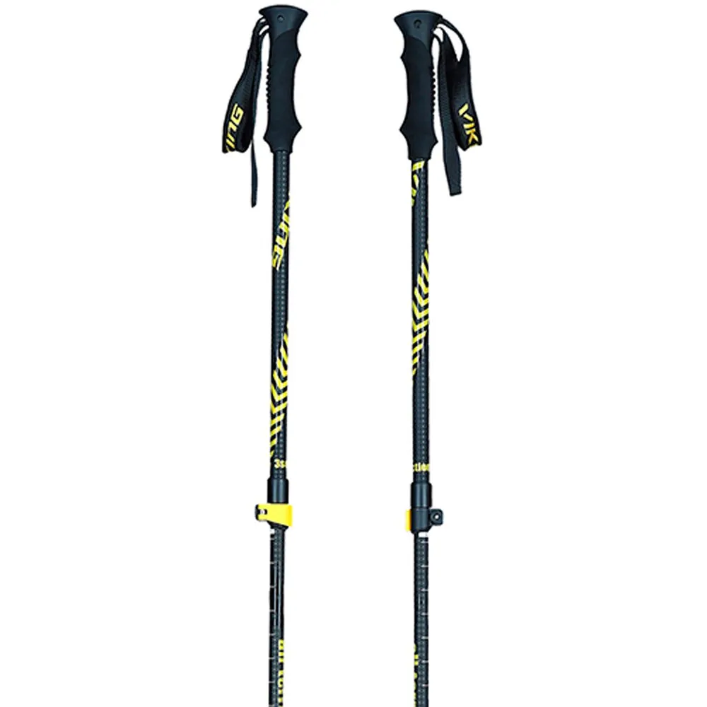 Viking Teho Stöcke, Black / lime, One Size Viking Teho Stöcke, Black / lime, One Size
