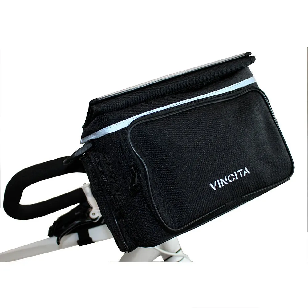 Vincita B012 Lenkertasche, Black, One Size Vincita B012 Lenkertasche, Black, One Size