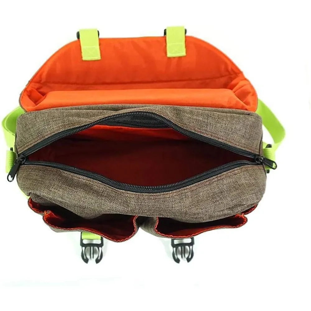 Vincita B018d Lucas Dahon Lenkertasche, Brown / green, One Size Vincita B018d Lucas Dahon Lenkertasche, Brown / green, One Size