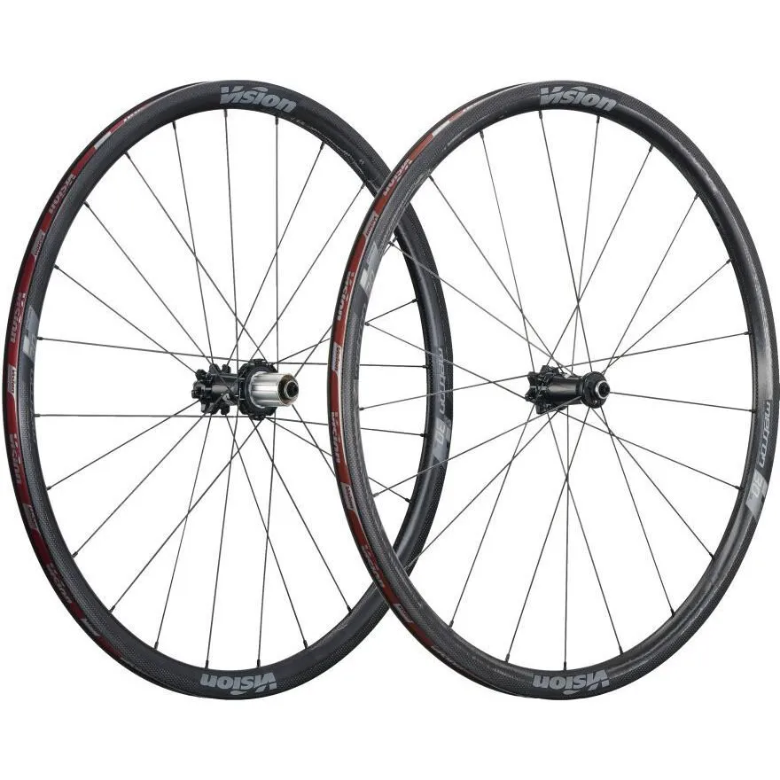 Vision Metron 30 Sl 6h Sh11 V19 Tubular Disc Rennrad Laufradsatz, Black, One Size Vision Metron 30 Sl 6h Sh11 V19 Tubular Disc Rennrad Laufradsatz, Black, One Size