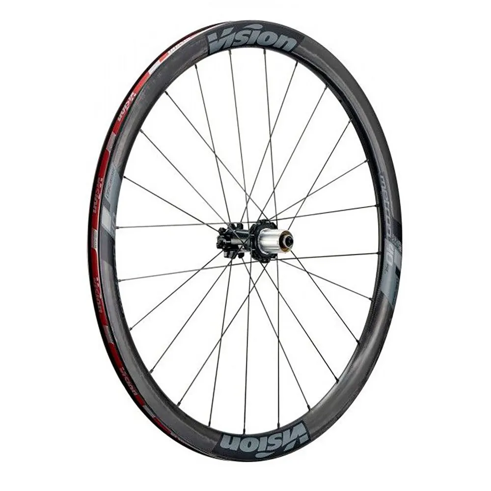 Vision Metron 40 Sl Cl Disc Tubeless Rennrad Laufradsatz, Black, 9/12/15 x 100 / 9/12 x 135/142mm, Shimano/Sram HG Vision Metron 40 Sl Cl Disc Tubeless Rennrad Laufradsatz, Black, 9/12/15 x 100 / 9/12 x 135/142mm, Shimano/Sram HG