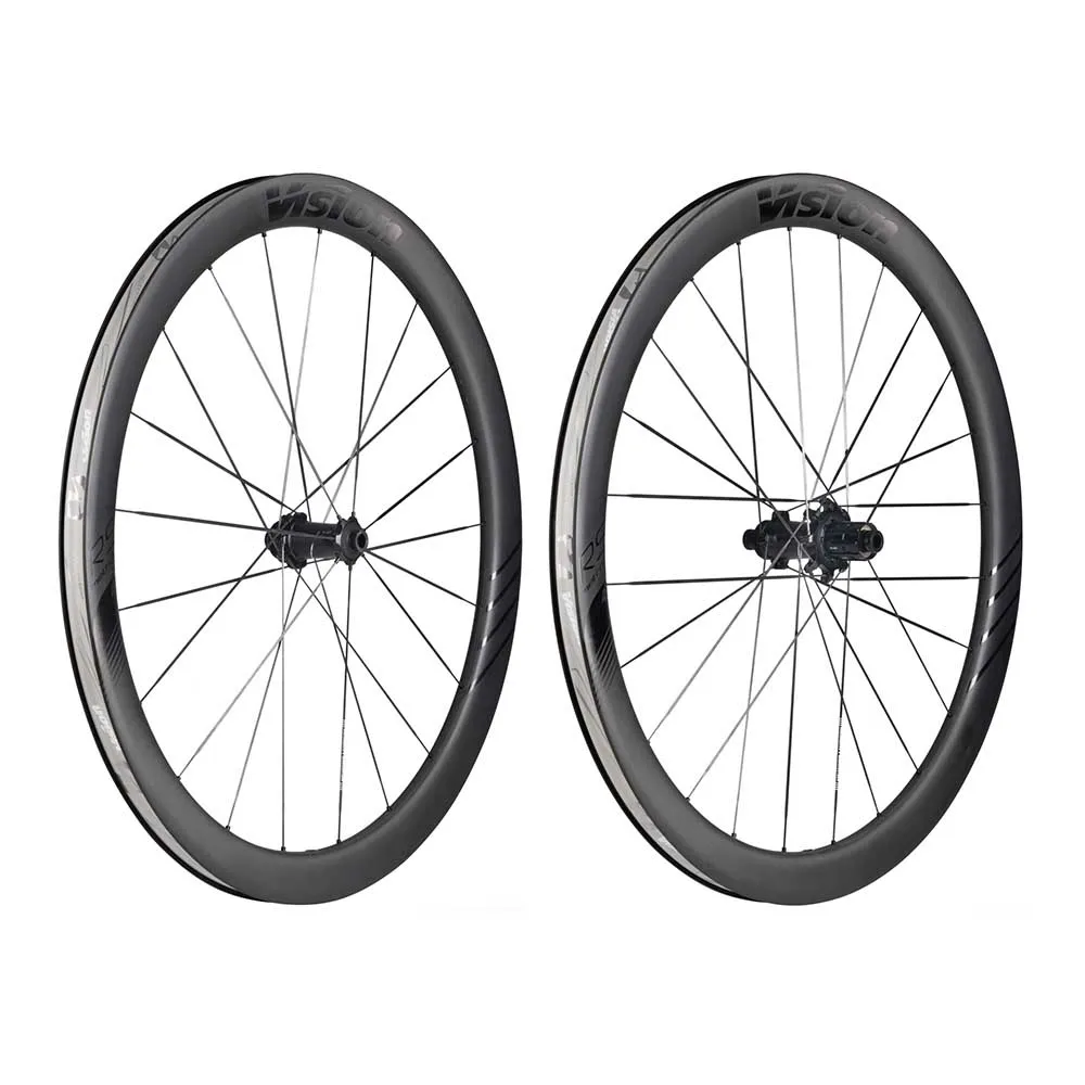Vision Metron 45 Rs Sl Cl Disc Tubeless B5 Rennrad Laufradsatz Vision Metron 45 Rs Sl Cl Disc Tubeless B5 Rennrad Laufradsatz