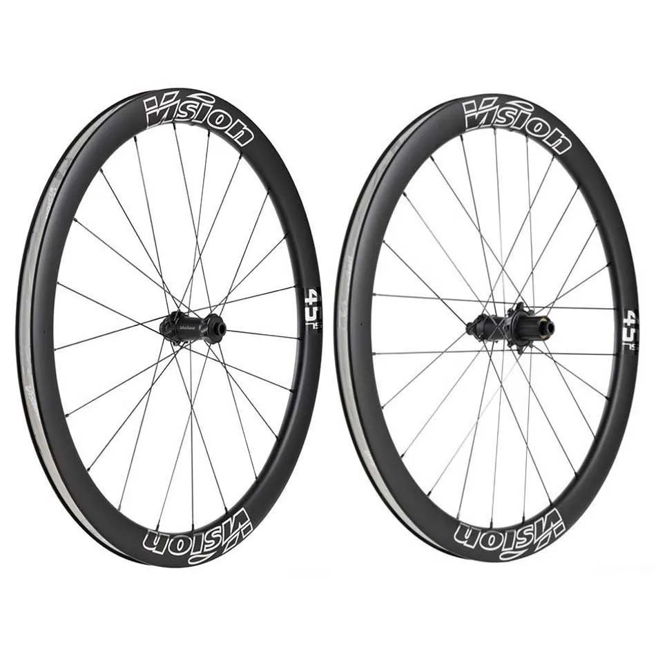 Vision Metron 45 Sl Cl Disc Tubeless B5 Rennrad Laufradsatz, Silver, 12 x  x 100/12 x 142mm, Shimano/Sram HG