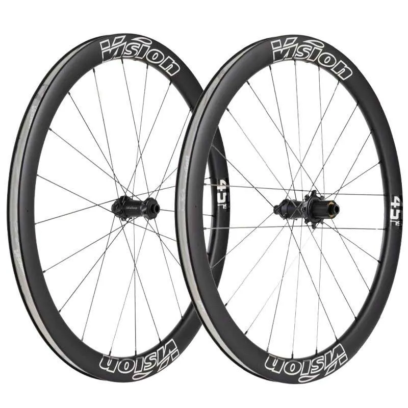 Vision Metron 45 Sl Cl Disc Tubeless B5 Rennrad Laufradsatz, Silver, 12 x  x 100/12 x 142mm, Shimano/Sram HG