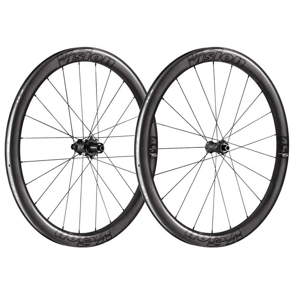 Vision Metron 45 Sl Db Disc Cl Tubeless Rennrad Laufradsatz Vision Metron 45 Sl Db Disc Cl Tubeless Rennrad Laufradsatz
