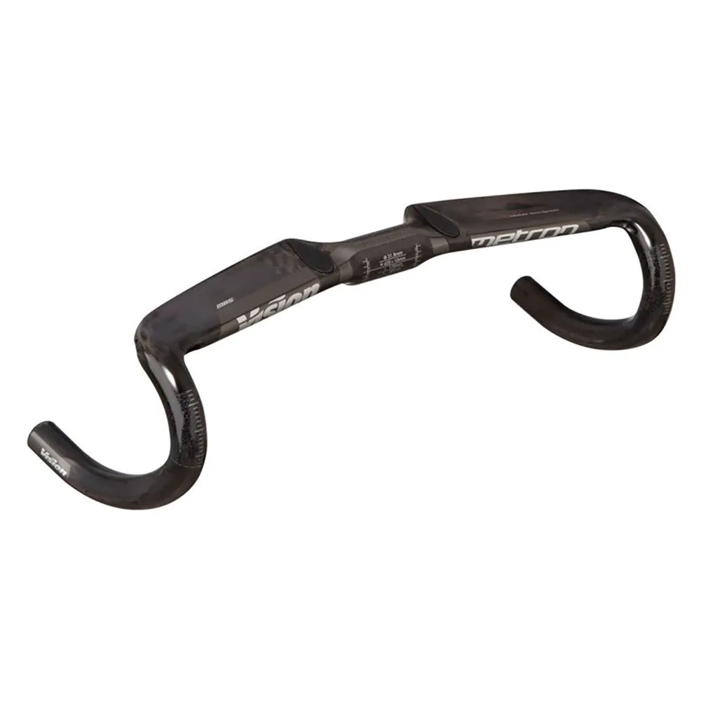Vision Metron 4d Flat Mas Di2 Carbon Drop 125 Mm Lenker, Black, 31.8mm, 420mm