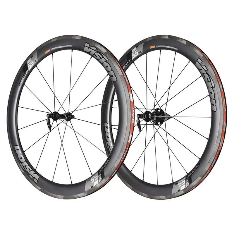 Vision Metron 55 Cl Disc Rennrad Laufradsatz, Black, 13 x 100 / 12 x 142mm, Shimano/Sram HG Vision Metron 55 Cl Disc Rennrad Laufradsatz, Black, 13 x 100 / 12 x 142mm, Shimano/Sram HG