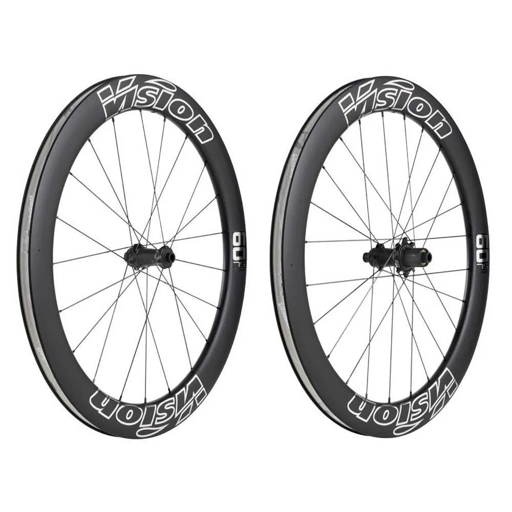Vision Metron 60 Sl Cl Disc Tubeless B5 Rennrad Laufradsatz, Silver, 12 x  x 100/12 x 142mm, Sram XDR