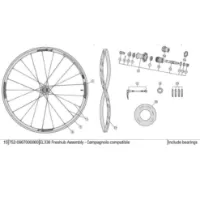 Vision Metron Sl Disc Campagnolo El336 Freilaufkörper Vision Metron Sl Disc Campagnolo El336 Freilaufkörper