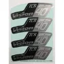 Vision Sc 40 Db Tl Aufkleber, Clear, One Size