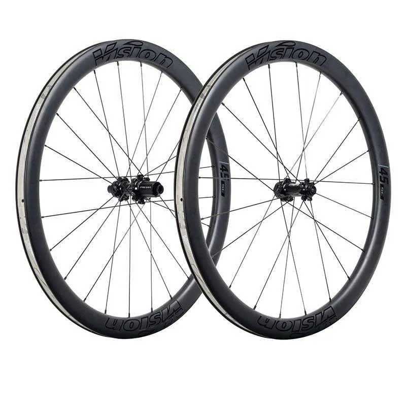 Vision Sc45 Cl Disc Tubeless Rennrad Laufradsatz Vision Sc45 Cl Disc Tubeless Rennrad Laufradsatz
